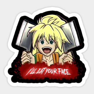 I'll Eat Your Face! Sticker